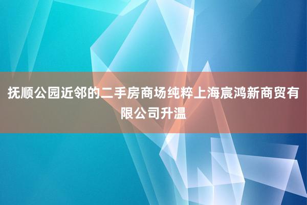 抚顺公园近邻的二手房商场纯粹上海宸鸿新商贸有限公司升温